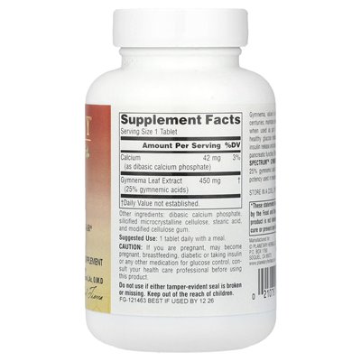 Zioła planetarne, ajurwedyka, gimnema Full Spectrum ™, 450 mg, 120 tabletek Zioła planetarne, ajurwedyka, gimnema Full Spectrum ™, 450 mg, 120 tabletek