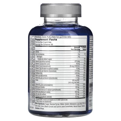 One Day, Men's, 50+, Advanced Multivitamin, 110 Gummies