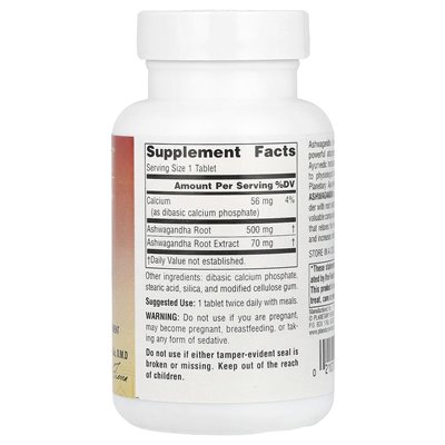 Zioły planetarne, ajurwedyka, Full Spectrum ™ Ashwagandha, 570 mg, 60 tabletek Zioły planetarne, ajurwedyka, Full Spectrum ™ Ashwagandha, 570 mg, 60 tabletek