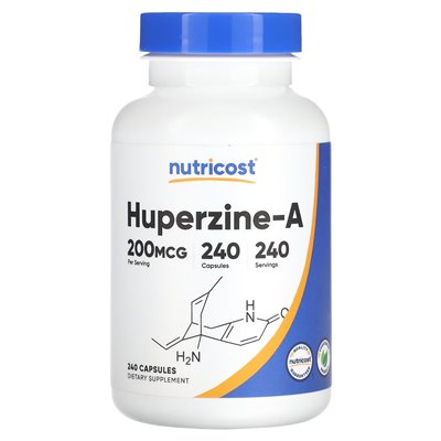 Nutricost, Huperzine-A, 200 mcg , 240 Capsules Nutricost, Huperzine-A, 200 mcg , 240 Capsules