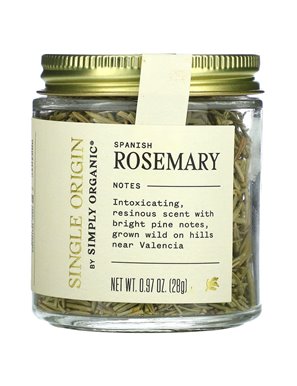 Simply Organic, Jednego Pochodzenia, Hiszpańska Rozmaryn, 0,97 uncji (28 g)