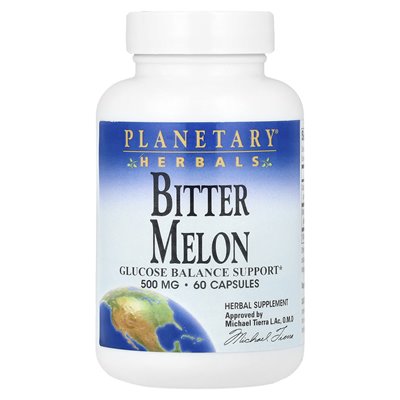 Zioły planetarne, gorzki melon, 1000 mg, 60 kapsułek (500 mg na kapsułkę) Zioły planetarne, gorzki melon, 1000 mg, 60 kapsułek (500 mg na kapsułkę)