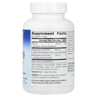 Planetary Herbal, Full Spectrum ™ Andrographis, 400 mg, 120 tabletek