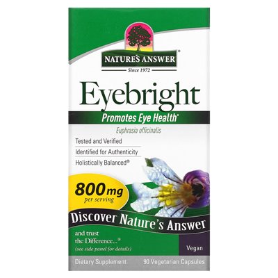 Odpowiedź natury, Eye, 800 mg, 90 kapsułek wegetariańskich (400 mg na kapsułkę) Odpowiedź natury, Eye, 800 mg, 90 kapsułek wegetariańskich (400 mg na kapsułkę)