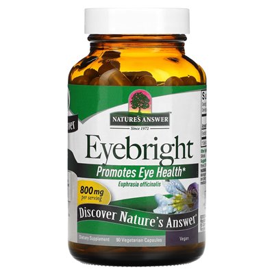 Odpowiedź natury, Eye, 800 mg, 90 kapsułek wegetariańskich (400 mg na kapsułkę) Odpowiedź natury, Eye, 800 mg, 90 kapsułek wegetariańskich (400 mg na kapsułkę)