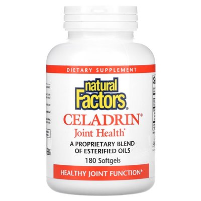 Czynniki naturalne, celadryna, stawowe zdrowie, 180 softgels