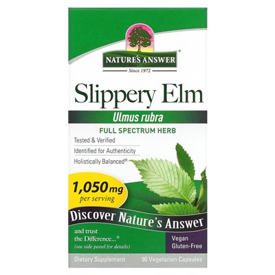 Nature's Answer, Rotulme, 1050 mg, 90 vegetarische Kapseln (350 mg pro Kapsel)