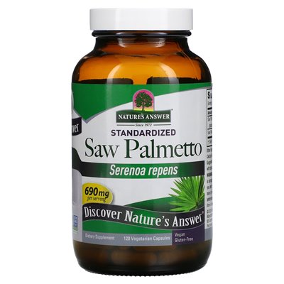 Nature's Answer, Sägepalme, standardisiert, 690 mg, 120 vegetarische Kapseln