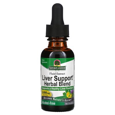 Nature's Answer, Leber-Kräutermischung, Flüssigextrakt, alkoholfrei, 2000 mg, 1 fl oz (30 ml)