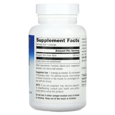 Planetary Herbals, Slippery Elm Lozenges, Unstoppable, 150mg, 200 Suts