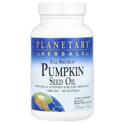 Planetary Herbs, Full Spectrum™ Pumpkin Seed Oil, 2000 mg, 90 soft (1000 mg per soft)