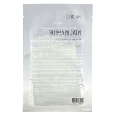 Nacific, rozjaśniający pakiet maski piękności, niacynamid, 1,05 uncji (30 g)
