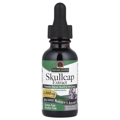 Odpowiedź natury, ekstrakt z czaszki, bez alkoholu, 2000 mg, 1 fl oz (30 ml)