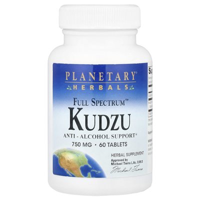 Zioły planetarne, Full Spectrum ™ Kudzu, 1500 mg, 60 tabletek (750 mg na tablet)