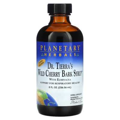 Planetary Herbals, Dr. Tierra's Wild Cherry Bark Syrop, 8 Fl Oz (236,56 ml) Planetary Herbals, Dr. Tierra's Wild Cherry Bark Syrop, 8 Fl Oz (236,56 ml)