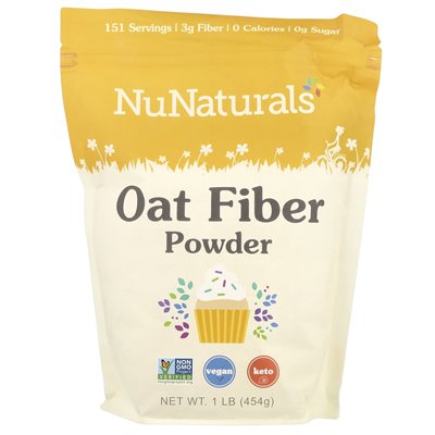 Nunatura, Oat Fiber Powder, 1 lb (454 g)