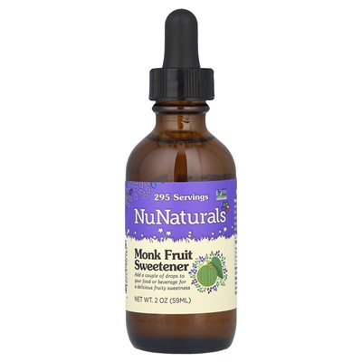 Nunatural, Monk Fruit Sweetener, 2 oz (59 ml)