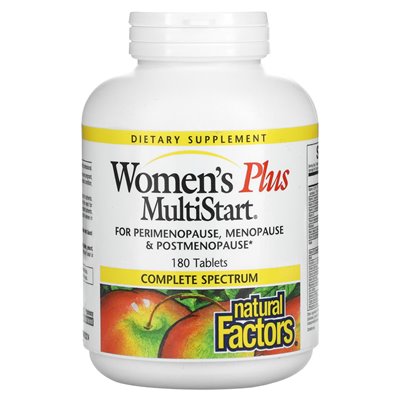 Naturalne czynniki, kobiety plus multistart, 180 tabletek