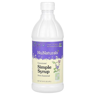 Nunaturale, skoncentrowany prosty syrop, 16 fl oz (0,47 l) Nunaturale, skoncentrowany prosty syrop, 16 fl oz (0,47 l)