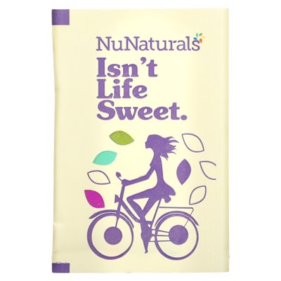 Nunaturals, organiczny słodzik, stewia i owoce mnich, 70 pakietów, 2,47 uncji (70 g)