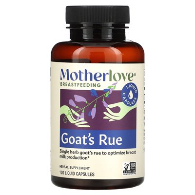 Motherlove, Breastfeeding, Goat's Rue, 120 Liquid Capsules