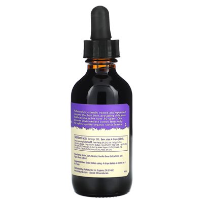 Nunaturals, wanilia stevia, 2 fl oz (59 ml) Nunaturals, wanilia stevia, 2 fl oz (59 ml)