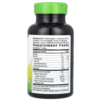 Nature's Way, Nachtkerze, 1300 mg, 60 Kapseln