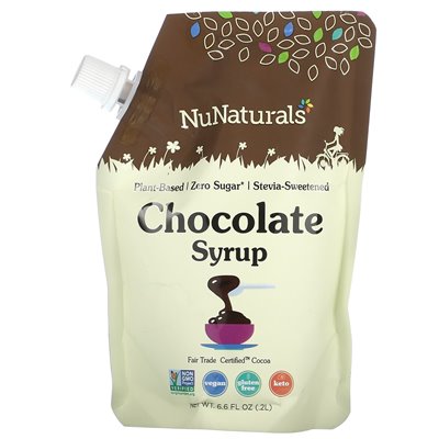Nunaturals, Schokoladensirup, 6,6 fl oz (0,2 l)