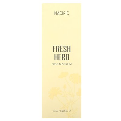 Nacific, Fresh Herb, Origin Serum, 100 ml (3,38 fl. oz.)