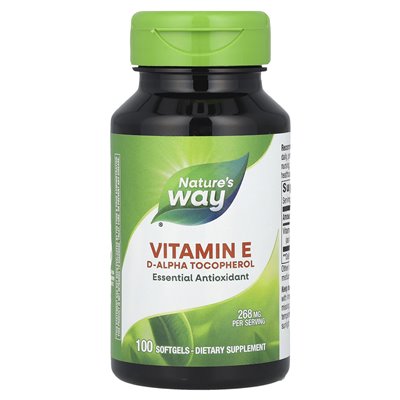 Nature's Way, witamina E, 268 mg, 100 softgels