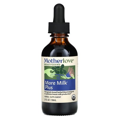 Motherlove, karmienie piersią, więcej mleka plus, 2 fl oz (59 ml)