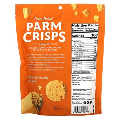 Parmcrisps, gebackene Bäckerei, Cheddar, 5 oz (142 g)