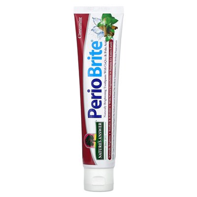 Nature's Answer, PerioBrite, Toothpaste with Xylitol, Cinnamint, 4 oz (113.4 g) Nature's Answer, PerioBrite, Toothpaste with Xylitol, Cinnamint, 4 oz (113.4 g)