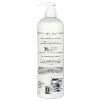 Nexxus, Clean &amp Pure ™, odżywcza odżywka detoksykalna, wszystkie typy włosów, 16,5 fl oz (488 ml)