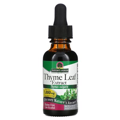 Odpowiedź natury, ekstrakt z liści tymianku, 1000 mg, 1 fl oz (30 ml)