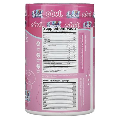 Obvi, More Than Collagen, All In One Nutritional Powder, Fruit Flakes, 12.56 oz (356 g)