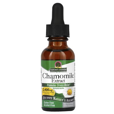 Nature's Answer, Chamomile Extract, Alcohol Free, 2400 mg, 1 fl oz (30 ml) (1200 mg per ml)