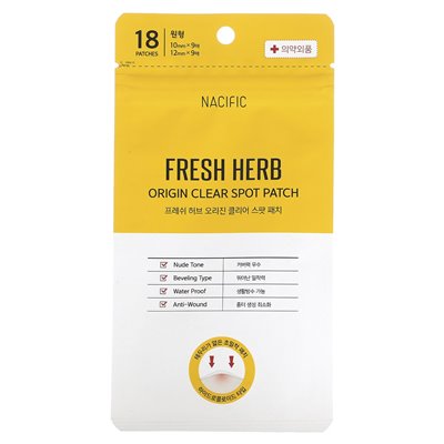 Nacific, fresh herbs, tie capacity, 18 patches