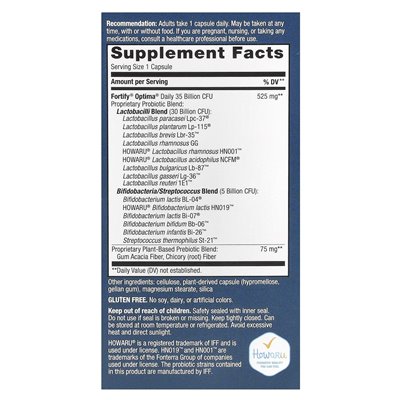 Nature's Way, Fortify®, Optima® Probiotic, 35 miliard Nature's Way, Fortify®, Optima® Probiotic, 35 miliard