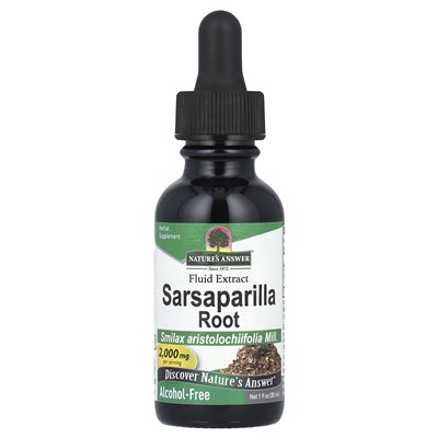 Nature's Answer, Sarsaparilla Root, Liquid Extract, Alcohol Free, 2000 mg, 1 fl oz (30 ml)