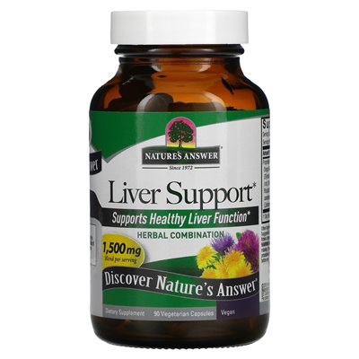 Nature's Answer Liver Support 1500mg 90 Vegetarian Capsules (500mg per capsule)