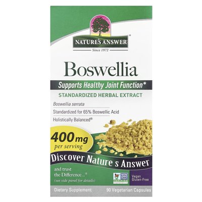 Odpowiedź natury, Boswellia, 400 mg, 90 kapsułek wegetariańskich