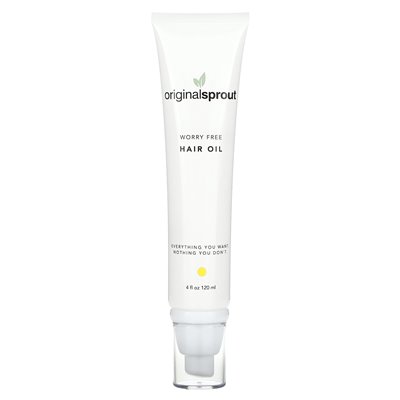 Original Sprout Inc, Worry Free, Olejek do Włosów, 4 uncji fl (120 ml) Original Sprout Inc, Worry Free, Olejek do Włosów, 4 uncji fl (120 ml)