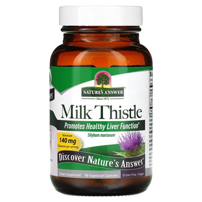 Nature's Answer, Milk Thistle, 60 Vegetarian Capsules