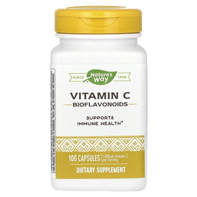 Nature's Way, witamina C, 1000 mg, 100 kapsułek (500 mg na kapsułkę)