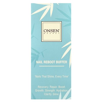 Onsen Secret, Nail Reboot Buffer, 1 Pack