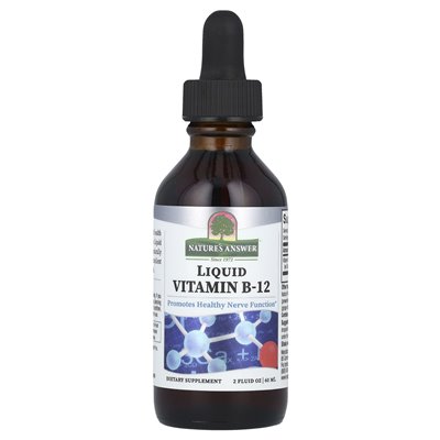 Odpowiedź natury, płynna witamina B-12, 2 fl oz (60 ml)