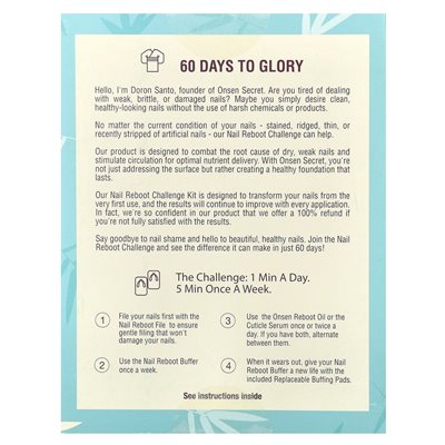 Onsen Secret Nail Reboot Challenge Kit 5 Piece Set