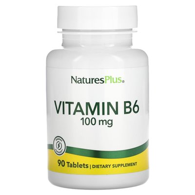 Naturesplus, witamina B-6, 100 mg, 90 tabletek