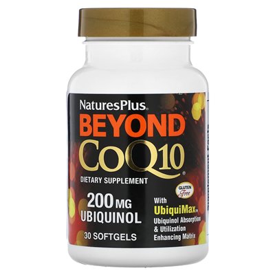 Naturesplus, Beyond CoQ10, 200 mg, 30 softgels Naturesplus, Beyond CoQ10, 200 mg, 30 softgels